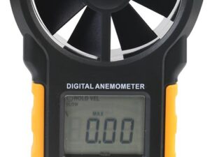 <div class="api-description">A digital anemometer for use in taking air measurements in a range of different units as appropriate to the application.</div><br><div class="product-description"></div><br><div class="product-features">Requires 1x 9V