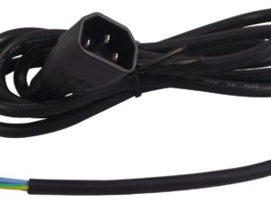 <div class="api-description">The GW-151628 is a 2m 3-core H05VV-F black Mains Power Cord with IEC 60320 C14 to free-end connection. This power cord has PVC single insulation and shielding and annealed soft bare copper conductor.</div><br><div class="product-description">POWER CORD
