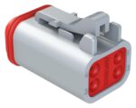 <div class="api-description">The AT06-4S is a 4-way Plug with socket-type contacts. The AT series connector design incorporates an integral latching system that ensures a definitive electrical and mechanical connection. Connector housing is manufactured with a thermoplastic material that is not only durable