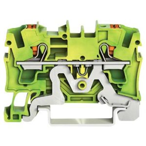 <div class="api-description">The 2204-1207 is a  2-conductor ground terminal block; with push-button; 4 mm²; with test port; side and center marking; for DIN-rail 35 x 15 and 35 x 7.5; Push-in CAGE CLAMP</div><br><div class="product-description">TERMINAL BLOCK