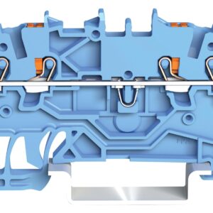 <div class="api-description">The 2201-1404 from Wago is a blue 4 Conductor 35mm DIN rail through terminal block with push in cage clamp and push button.  The new designed replaces the conventional 35mm screw terminal blocks making installation quick and easy.</div><br><div class="product-description">4-CONDUCTOR THROUGH TERMINAL BLOCK</div><br><div class="product-features">Screwless conenction</div>