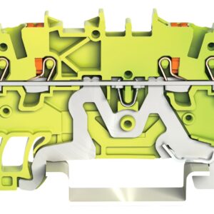 <div class="api-description">The 2201-1407 from Wago is a ground / earth 4 Conductor 35mm DIN rail through terminal block with push in cage clamp and push button.  The new designed replaces the conventional 35mm screw terminal blocks making installation quick and easy.</div><br><div class="product-description">4-CONDUCTOR GROUND TERMINAL BLOCK</div><br><div class="product-features">Screwless conenction</div>