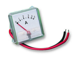 <div class="api-description">This battery charger meter has a robust movement and can withstand harsh treatment. It has been calibrated to indicate mean value on an average waveform. Easy to install using the snap-in fixing lugs. It has 6" flying leads that are sleeved in red and black.</div><br><div class="product-description">AMMETER 0 TO 20A; Meter Function:Battery Condition Indicator; Meter Range:0A to 20A; Panel Cutout Height:-; Panel Cutout Width:-; Product Range:-; SVHC:No SVHC (27-Jun-2018); External Depth:24mm; External Length / Height:48mm; External Width:48mm; Meter Movement FSD:0 to 20A; Meter Size/Dimensions:48mm x 48mm x 24mm; Safety Category:CE</div><br><div class="product-features">Dimensions: 48 x 48 x 40.8mm (HxWxD)</div>