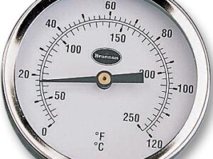 <div class="api-description">A robust dial reading thermometer in a 63mm case with a chrome bezel and aluminium finish scale. A spring attachment on the back provides a secure fitting to pipework. Ideal for testing inlet and outlet pipework to boilers etc.</div><br><div class="product-description"></div><br><div class="product-features">Polished bezel</div>