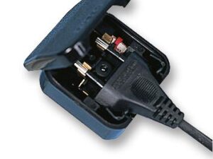 <div class="api-description">A plug adaptor that quickly and easily converts a 2.5 Amp 2-pin Euro plug to standard 3-pin British plug. Only one screw needs to be turned to fit the adaptor; this can be either returnable or non-returnable for situations where the plug top needs to be tamper proof.</div><br><div class="product-description">EURO CONVERTER PLUG - BLACK/5A; Connector Colour:Black; Current Rating:5A; Voltage Rating VAC:240V</div><br><div class="product-features">UK mains plug (type G)