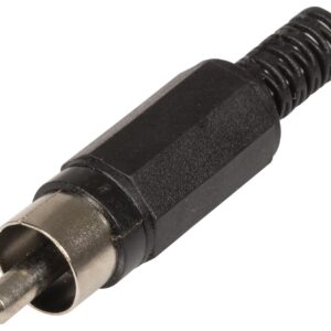 <div class="api-description">The PSG08603 from Pro-Signal is a black RCA phono plug.</div><br><div class="product-description">PLUG