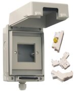 <div class="api-description">Durable weatherproof housing with a Cat 6 network socket and a UK PSTN voice socket designed to allow data and voice cabling to be used in external locations.</div><br><div class="product-description">ENCLOSURE