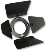 <div class="api-description">Matching barn door to fit the Pulse PAR16 black Parcan.</div><br><div class="product-description">BARNDOOR