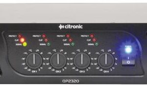 <div class="api-description">A range of quad power amplifiers with 4 fully independent channels and individual volume controls. Fully balanced line inputs and parallel outputs allow signal daisy-chaining to further amplifiers. Designed as a cost effective and efficient solution for multi speaker installations where sound quality is paramount.</div><br><div class="product-description">POWER AMPLIFIER