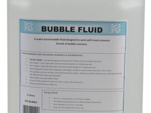 <div class="api-description">A water based bubble fluid solution designed to work with most common brands of bubble machine.</div><br><div class="product-description">BUBBLE FLUID