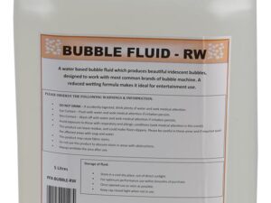 <div class="api-description">A water based bubble fluid solution designed to work with most common brands of bubble machine.</div><br><div class="product-description">BUBBLE FLUID