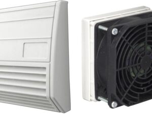 <div class="product-description">FAN 230VAC+FILTER WITH HOUSING; Cooling Capacity:-; Enclosure Material:Plastic; External Depth - Imperial:5.71"; External Depth - Metric:145mm; External Height - Imperial:8.9"; External Height - Metric:226mm; External Width - Imperial:8.23"; External Width - Metric:209mm; Product Range:Enclosure Thermal Management; Accessory Type:Fan & Filter; For Use With:Europa Enclosures</div><br><div class="product-features">Housing rated to IP55 rating</div>