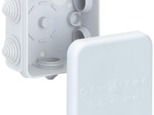 <div class="product-description">JUNCTION BOX IP55 GREY WITHOUT TERMINAL; Current Rating:-; IP Rating:IP55; No. of Ways:9; Colour:Grey</div><br><div class="product-features">90x90x45mm</div>