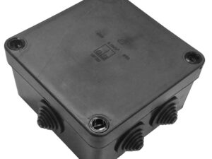 <div class="product-description">JUNCTION BOX IP55 BLACK WITHOUT TERMINAL; Current Rating:-; IP Rating:IP55; No. of Ways:11; Colour:Black</div><br><div class="product-features">113x113x58mm</div>