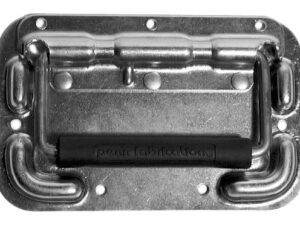 <div class="api-description">This surface mount flip handle is a practical solution for cases and equipment where no cut out is required for installation. This handle features a sprung flip mechanism and a 12mm grip housed within a surface mount dish. Finished in PennBrite zinc for a professional look and durability