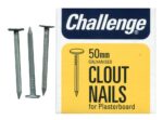 <div class="product-description">CLOUT PLASTERBOARD NAILS 50MM (225G); External Length:50mm; Material Gauge:-; Nail Material:Steel; Nail Type:Clout; Product Range:Challenge - Clout Nails</div><br><div class="product-features">Product Finish: Galvanised</div>