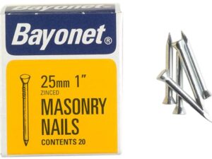 <div class="product-description">MASONRY NAILS ZINC PLATED