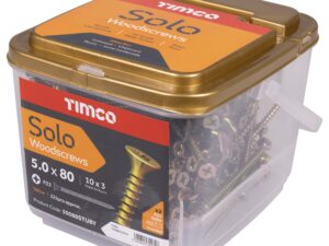 <div class="api-description">A single thread woodscrew mainly used in various types of timber and man-made boards or into masonry with a plastic plug.</div><br><div class="product-description">WOODSCREW CSK - ZYP 5X80MM (TUB 325)</div><br><div class="product-features">Thread Coverage: Partially Threaded</div>