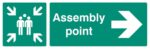 <div class="api-description">The Assembly Point Safety Sign is an essential indicator to guide individuals to a designated gathering area during emergency situations. Perfect for workplaces