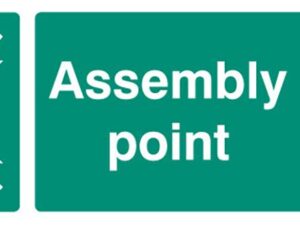 <div class="api-description">The Assembly Point Safety Sign is an essential indicator to guide individuals to a designated gathering area during emergency situations. Perfect for workplaces