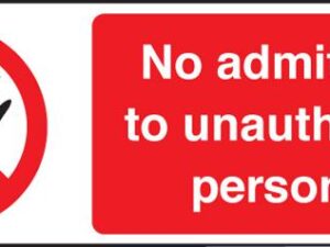 <div class="api-description">This sign is a vital addition to any safety plan