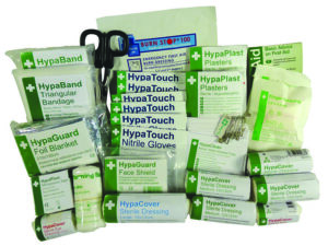 <div class="api-description">The Workplace First Aid Kit Refill BS8599 is a British Standard compliant refill pack for replenishing your small first aid kits after its contents become depleted with use. The refill pack includes all the contents you need to remain compliant with BS8599 regulations