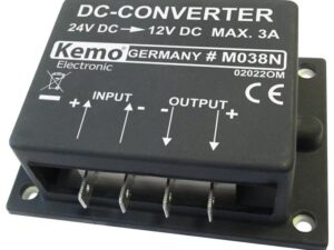 <div class="api-description">This DC voltage converter transforms a high input voltage (24V/DC) into a low voltage output (12V/DC). This product is the ideal solution for 24V trucks/boats where you need to run 12V/DC devices. This module is short circuit proof and shock proof.</div><br><div class="product-description">MODULE