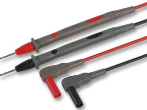 <div class="api-description">A pair of red and black test leads for connection to shrouded 4mm sockets commonly found on hand-held test equipment.</div><br><div class="product-description">TEST LEADS; Current Rating:10A; Lead Length:1.4m</div><br><div class="product-features">Length: 1.4m</div>