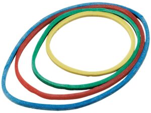<div class="api-description">The ultimate organisational companion. These colourful rubber bands can be used at home