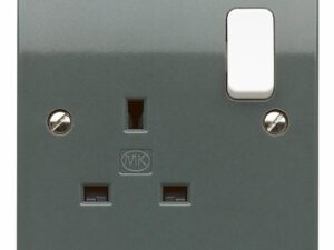 <div class="product-description">SOCKET SWITCHED 13A 1G DP GRA; Finish:Grey Moulded; Product Range:MK Logic Plus Moulded Wall Plate; Colour:Grey; External Length / Height:86mm; External Width:86mm; Fixing Centres:60.3mm; No. of Gangs:1</div><br>