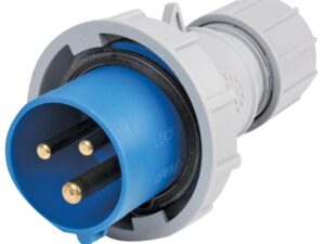 <div class="api-description">Industrial connector fitted with cable entry gland.</div><br><div class="product-description">PLUG 16A 3P IP67 230V</div><br><div class="product-features">Pin configuration: 2P+E</div>