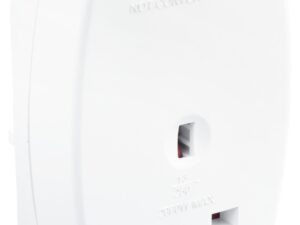 <div class="api-description">Charge and power your devices whilst travelling abroad.</div><br><div class="product-description">UK TO EUR TRAVEL ADAPTOR + USB WHITE</div><br><div class="product-features">240V AC @ 13A rated</div>