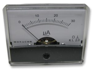 <div class="api-description">A dc moving coil meter with wide angle
