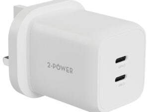 <div class="api-description">USB-C mains adaptor with Power Delivery (PD) for efficient charging.</div><br><div class="product-description">65W GAN USB PD CHARGER - USB-C X2</div><br><div class="product-features">UK mains plug (type G)