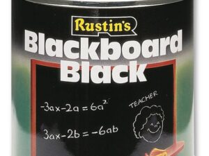 <div class="api-description">Blackboard Black provides a matt black non-reflective surface for blackboards and photographic work. Create a chalkboard on almost any surface. Suitable for interior and exterior use. Clean brushes in water.</div><br><div class="product-description"></div><br><div class="product-features">Suitable for interior and exterior use</div>