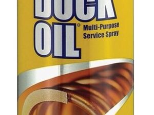 <div class="api-description">Silicone-free multi-purpose service spray that lubricates moving parts; penetrates to loosen seized or rusted compenents; displaces water and damp starts.</div><br><div class="product-description">DUCK OIL AEROSOL 500ML; Dispensing Method:Can; Lubricant Type:Oil; Volume:500ml; Weight:-; Colour:Yellow</div><br><div class="product-features">Silicone-free compatible for use in paintshops</div>